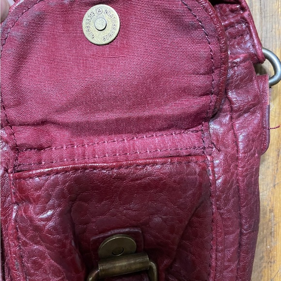 Vintage Mini Handbag Burgundy - Picture 9 of 15